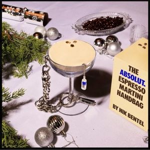 Nikolas Bentel espresso martini bag. Collab with absolut vodka. Rare!